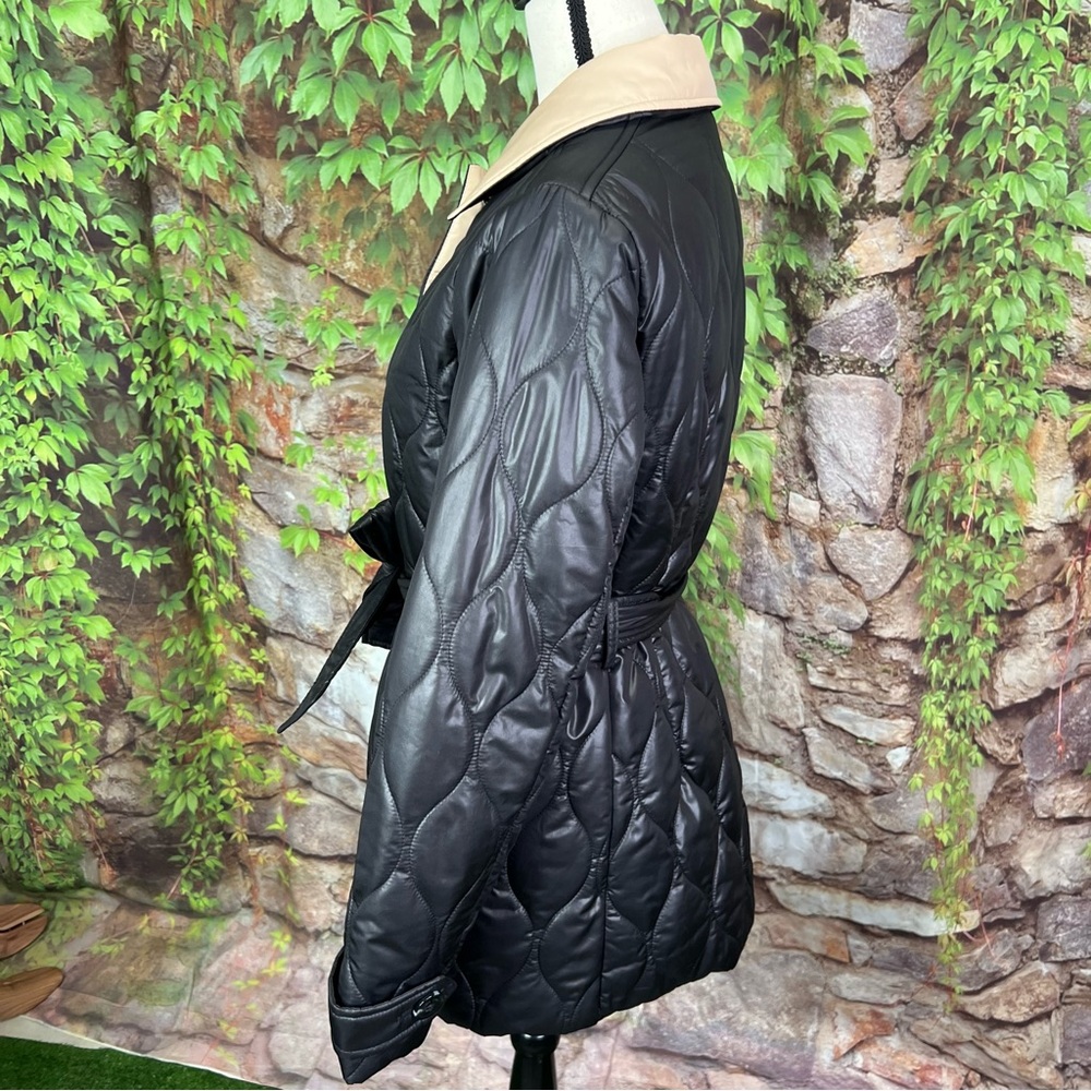 KATE SPADE Quilted Mid-Weight Belted Puffer Jacket, M - Picture 8 of 12